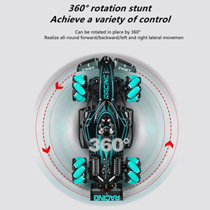 ماشین کنترلی RC مدل F1 طرح دودزا آبی remote control RC car model F1 shot 1:20 -اسباب بازی